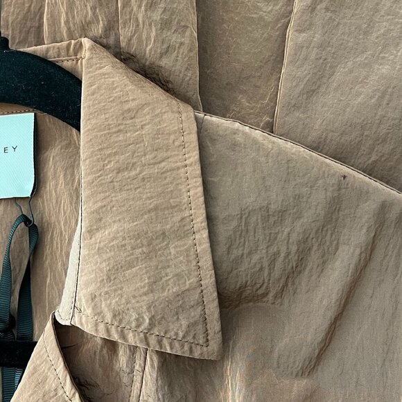 Varley Belted Crinkled Nylon Playsuit Romper Jumpsuit Brown Shimmer NWT $188 - Picture 12 of 12